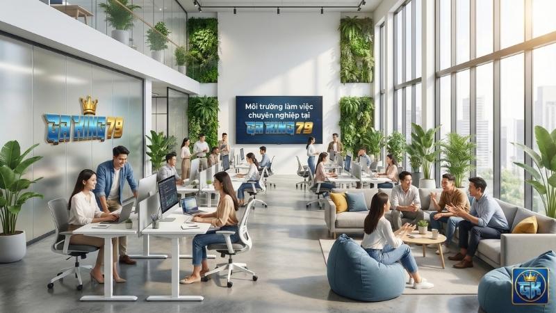 Môi trường làm việc chuyên nghiệp tại GAKING79