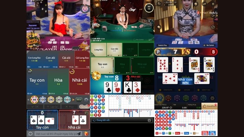 Trải nghiệm Baccarat Online GAKING79 với Dealer người thật
